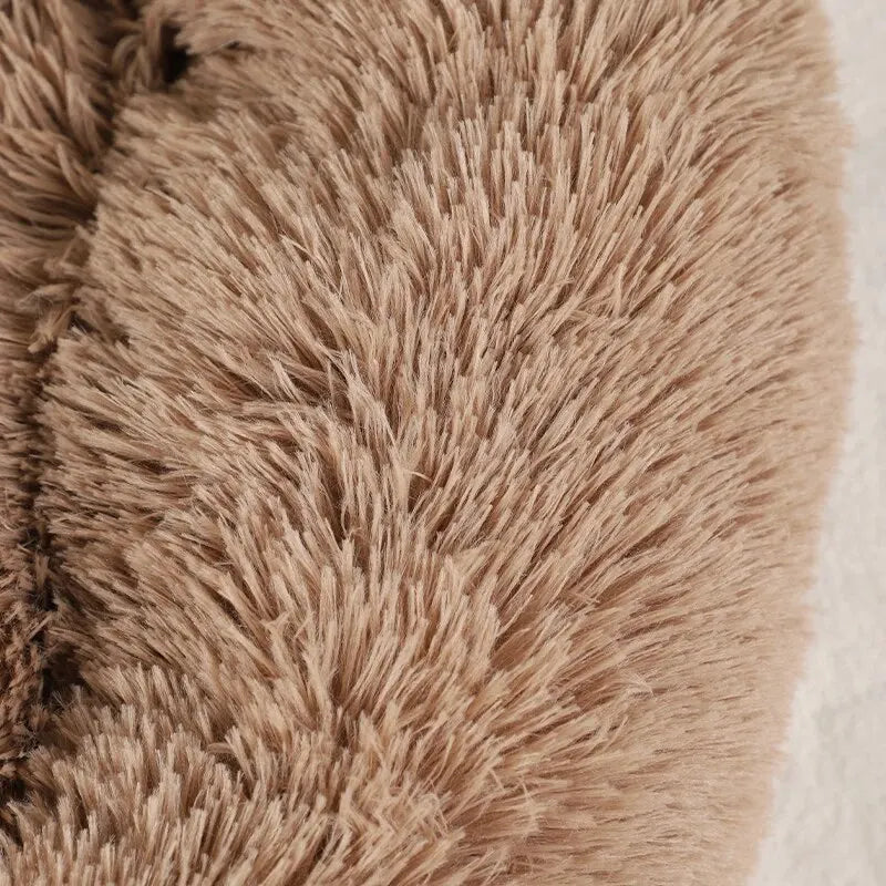 Dog Bed Winter Cat Pet Sofa Cute Bear Paw Shape Comfortable Pet Sleeping Beds For Small Medium Large Soft Fluffy Cushion Dog Bed