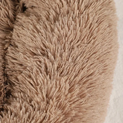 Dog Bed Winter Cat Pet Sofa Cute Bear Paw Shape Comfortable Pet Sleeping Beds For Small Medium Large Soft Fluffy Cushion Dog Bed